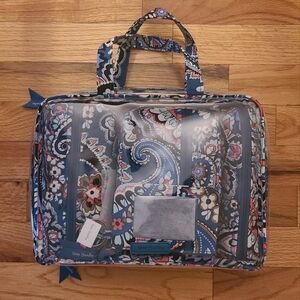 Vera Bradley 5 Piece Cosmetic Organizer